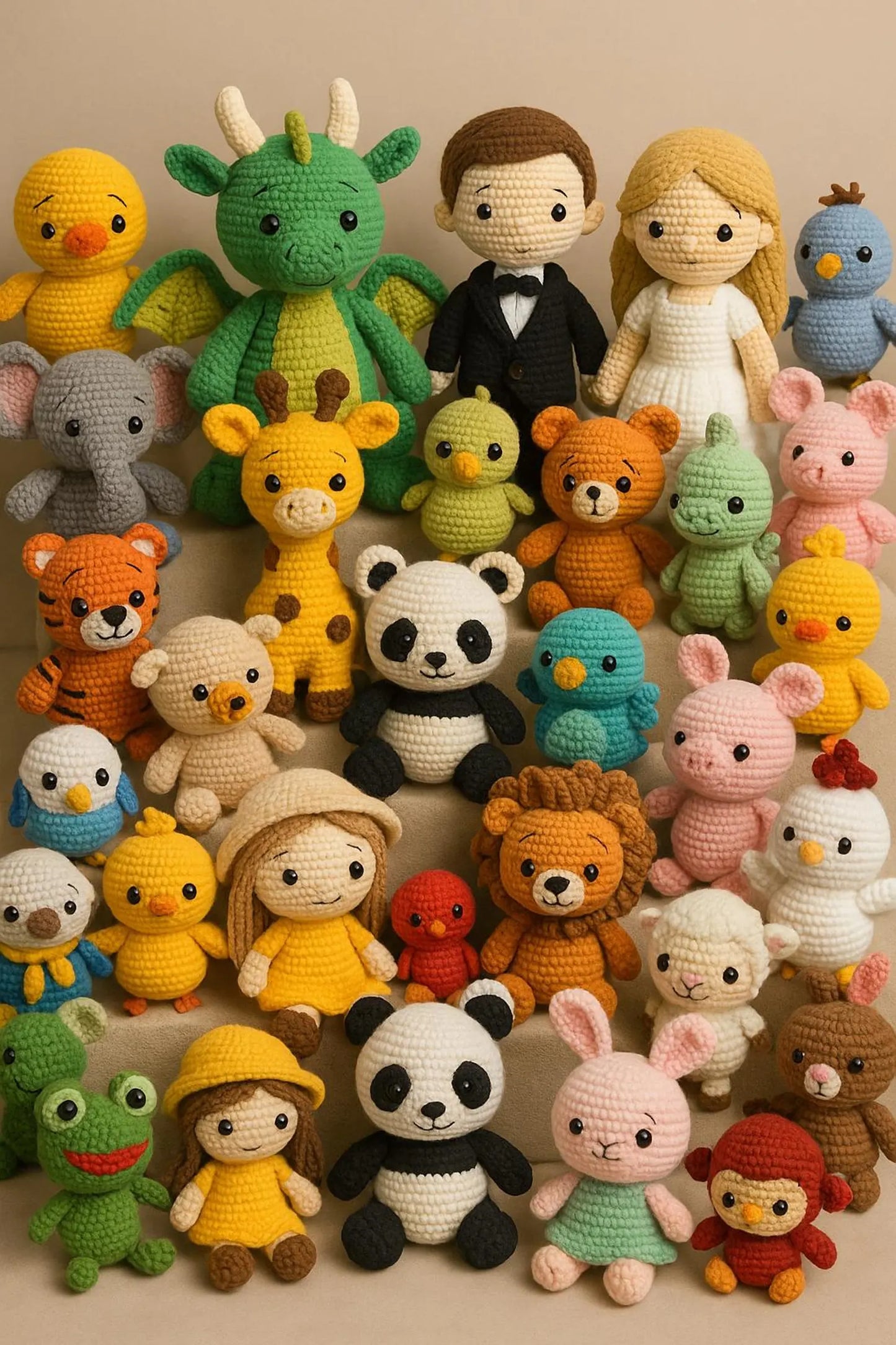 2000+ Amigurumi Crochet Pattern Bundle | Digital PDF Patterns for Animals, Dolls, Toys & More | Huge Crochet Collection