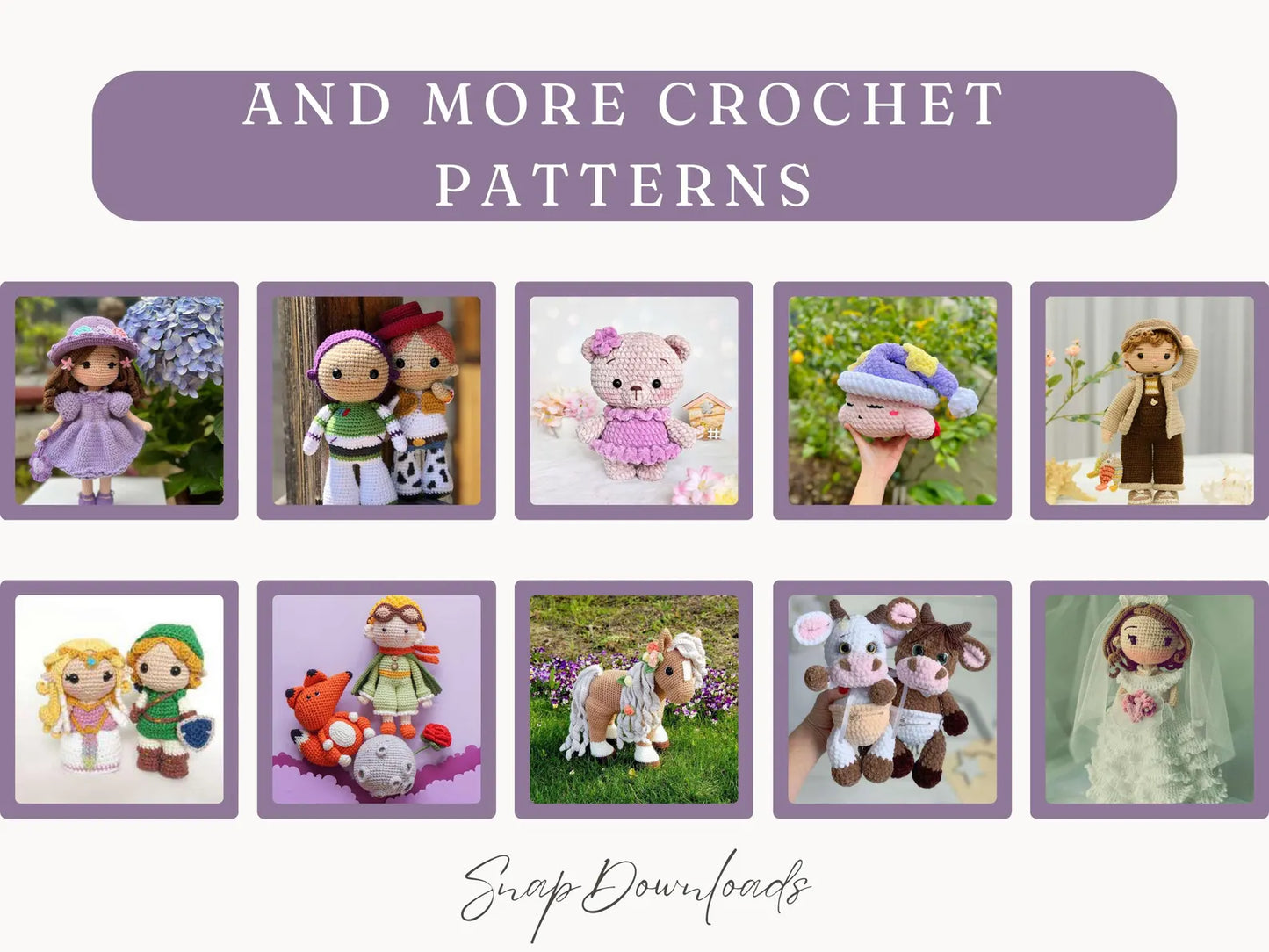 1500+ in 1 Amigurumi Crochet Patterns Bundle, Amigurumi Crochet Patterns, Mega Crochet Pattern Bundle Amigurumi Pattern