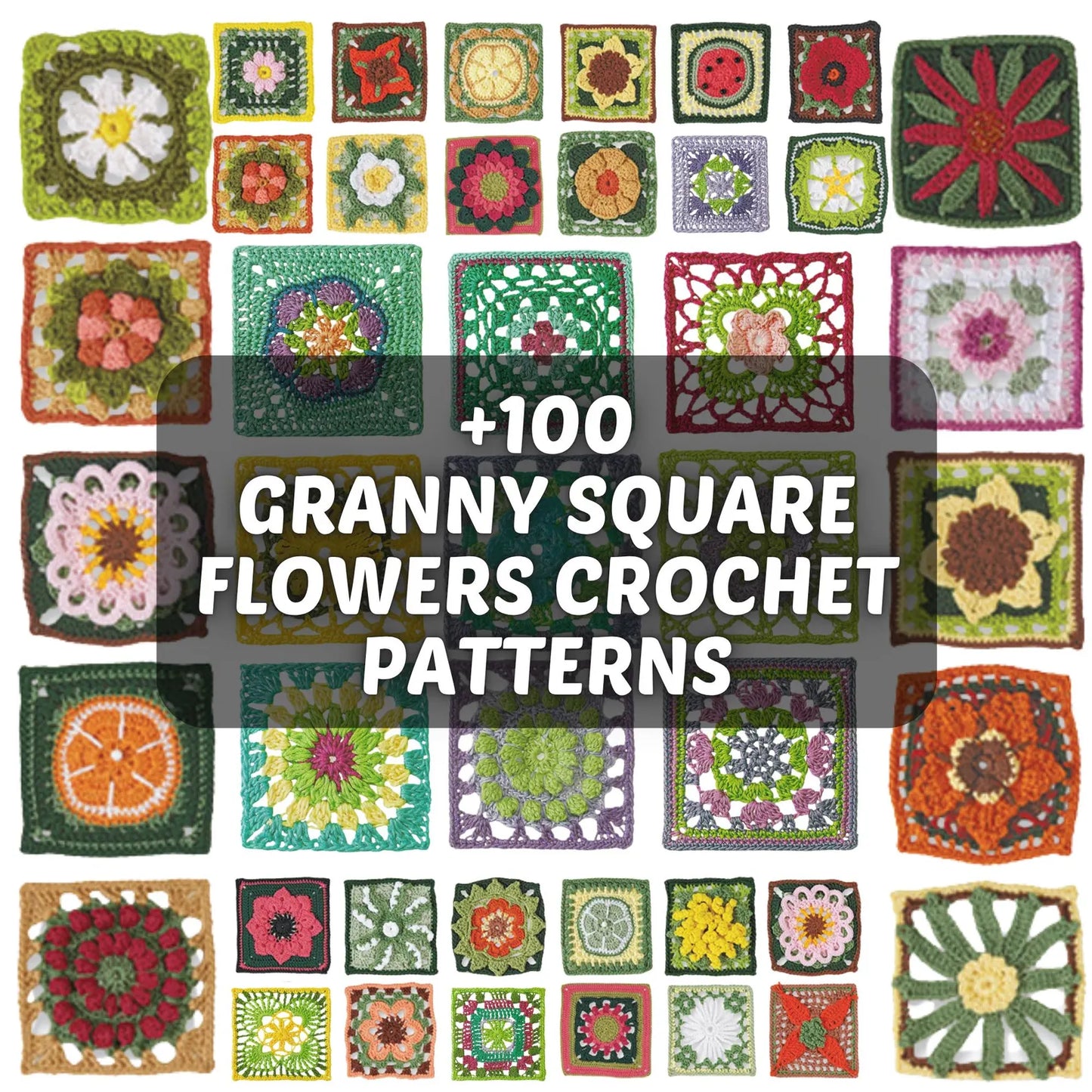 1500+ Amigurumi Crochet Patterns Bundle PDF, No Sew Cat Loaf, Easy Granny Square, DIY Ideas, Flower Keychain, Animal Designs