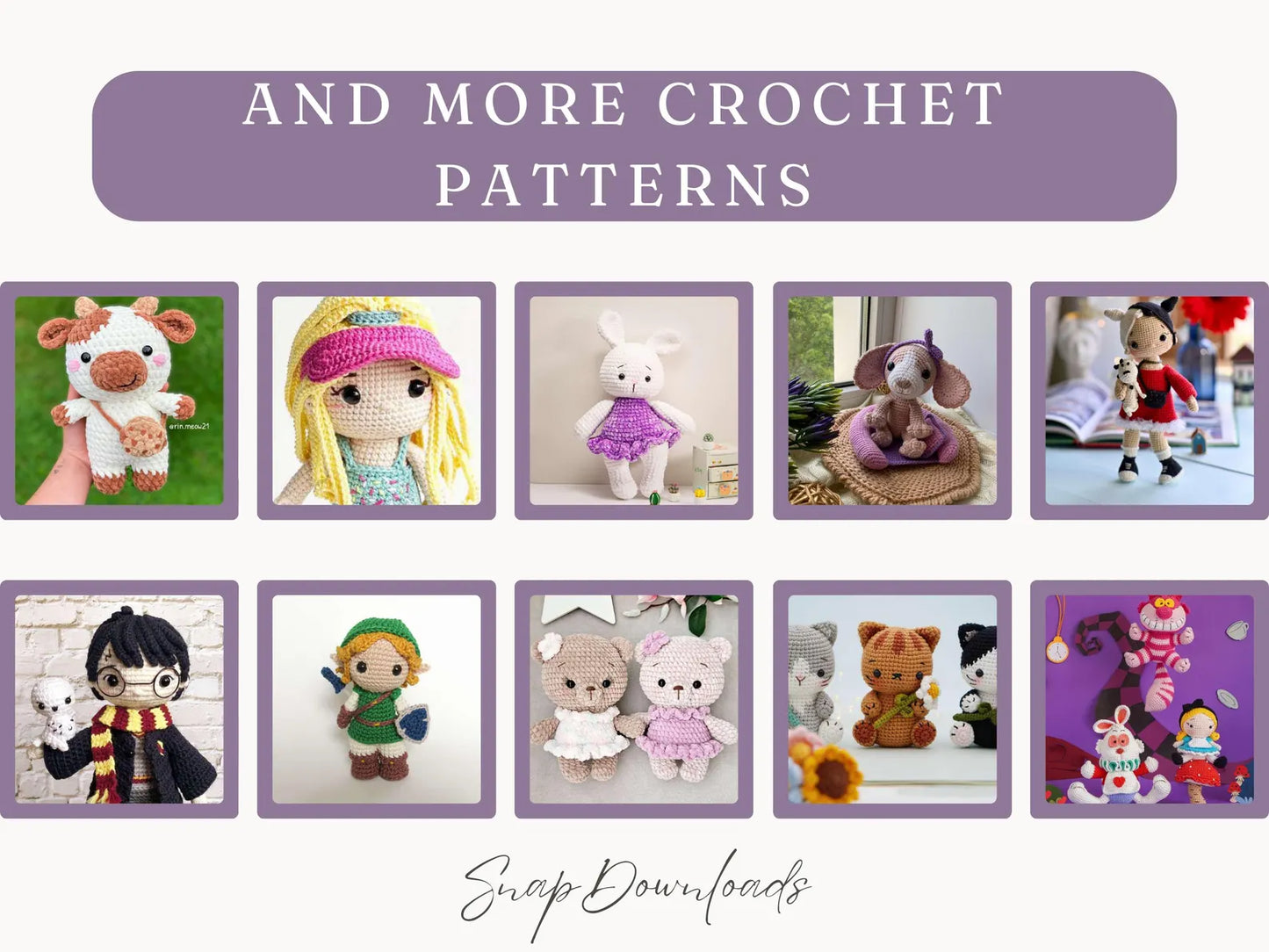 1500+ in 1 Amigurumi Crochet Patterns Bundle, Amigurumi Crochet Patterns, Mega Crochet Pattern Bundle Amigurumi Pattern